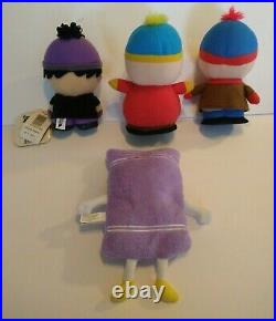 South Park Plush Lot Goth Stan Kyle Kenny Cartman Towelie Comedy Fun 4 All Rare