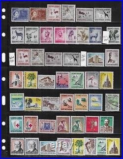 South West Africa Collection 1923-1967 (some Bob)- All Mint -light Hinged/hinged