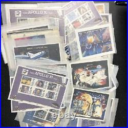 Space Stamp Collection Lot / World Wide All Mint Never Hinged Cat. Value 1000+