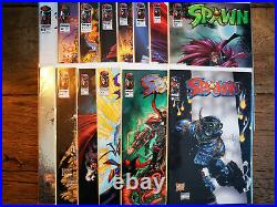 Spawn #1 #100 Lot Of 100 Books Nm+- All Baged And Boarded