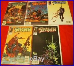 Spawn 1-50 FULL COMPLETE! ALL NEWSSTAND edition lot with 9 Todd McFarlane variant