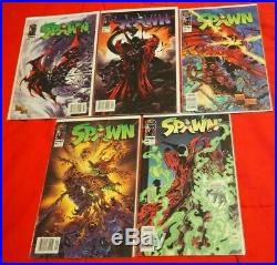 Spawn 1-50 FULL COMPLETE! ALL NEWSSTAND edition lot with 9 Todd McFarlane variant