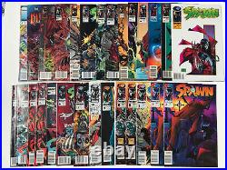 Spawn ALL Newsstand Lot of 27 #2, 3, 6, 7, 10, 13-49 50 Image Comics UPC Variant
