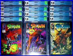 Spawn All Cgc 9.8 1 2 3 4 5 6 7 8 9 10 11 12 Ultimate Cgc Collector Lot Set Wow