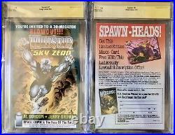 Spawn Comic Collection Lot (1-10 + #300) ALL CGC Graded & Signed Todd McFarlane