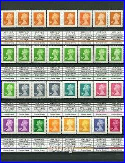 Specialised QE2 Machin Collection all stamps issd 1971 2023 1240+ MNH stamps