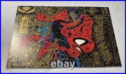 Spider-Man # 1 Signed Stan Lee & Todd McFarlane Gold 2nd Print 1990 NM