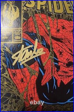 Spider-Man # 1 Signed Stan Lee & Todd McFarlane Gold 2nd Print 1990 NM