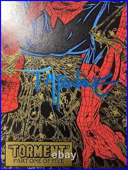Spider-Man # 1 Signed Stan Lee & Todd McFarlane Gold 2nd Print 1990 NM