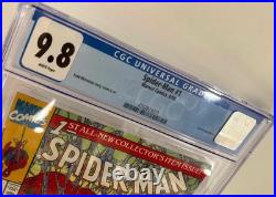 Spider-man #1 Cgc 9.8? Todd Mcfarlane (marvel 1990)? Cert# 4163873009