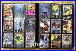 Spider-man Heroes and Villains Full Cards Collection, album Marvel 2008 ALL MINT