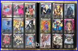 Spider-man Heroes and Villains Full Cards Collection, album Marvel 2008 ALL MINT