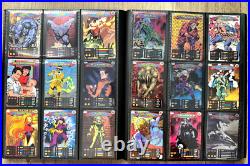 Spider-man Heroes and Villains Full Cards Collection, album Marvel 2008 ALL MINT