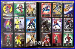 Spider-man Heroes and Villains Full Cards Collection, album Marvel 2008 ALL MINT