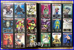 Spider-man Heroes and Villains Full Cards Collection, album Marvel 2008 ALL MINT