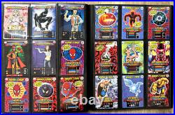 Spider-man Heroes and Villains Full Cards Collection, album Marvel 2008 ALL MINT
