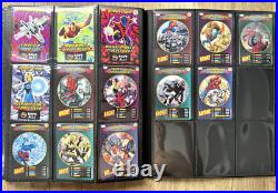 Spider-man Heroes and Villains Full Cards Collection, album Marvel 2008 ALL MINT
