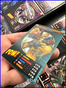 Spider-man Heroes and Villains Full Cards Collection, album Marvel 2008 ALL MINT