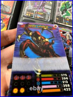 Spider-man Heroes and Villains Full Cards Collection, album Marvel 2008 ALL MINT