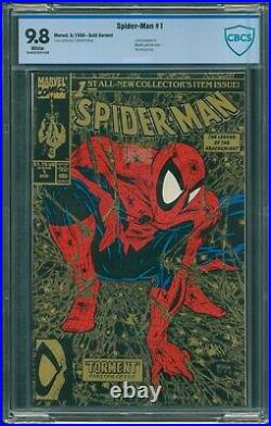Spiderman # 1 Gold Cbcs 9.8 Green 9.8 And Silver 9.8 All Nm/mint Editions
