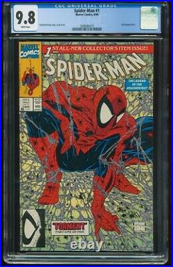 Spiderman # 1 Gold Cbcs 9.8 Green 9.8 And Silver 9.8 All Nm/mint Editions