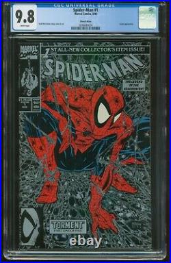 Spiderman # 1 Gold Cbcs 9.8 Green 9.8 And Silver 9.8 All Nm/mint Editions