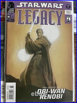 Star Wars Legacy 1-50 With 2 3 16 17 18 20 48 All Key NEWSSTAND lot Run Dark Horse