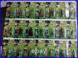 Star Wars Lot POTJ Complete Collection 1 Series 21 Action Figures 2000 All MOC