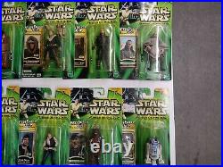 Star Wars Lot POTJ Complete Collection 1 Series 21 Action Figures 2000 All MOC