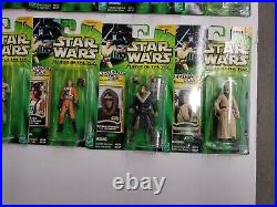 Star Wars Lot POTJ Complete Collection 1 Series 21 Action Figures 2000 All MOC