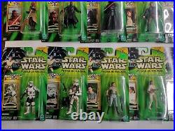 Star Wars Lot POTJ Complete Collection 1 Series 21 Action Figures 2000 All MOC