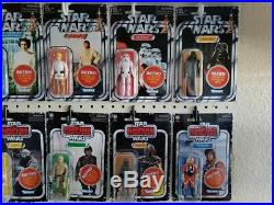 Star Wars Retro Collection wave 1 and 2 (ALL 14 figures) Mint on Card