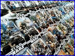 Star Wars Saga Collection LOT OF 74 COMPLETE COLLECTION ALL FIGURES 1-74 Ep 1-6+