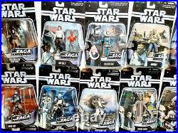 Star Wars Saga Collection LOT OF 74 COMPLETE COLLECTION ALL FIGURES 1-74 Ep 1-6+