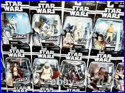 Star Wars Saga Collection LOT OF 74 COMPLETE COLLECTION ALL FIGURES 1-74 Ep 1-6+