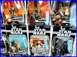 Star Wars Saga Collection LOT OF 74 COMPLETE COLLECTION ALL FIGURES 1-74 Ep 1-6+