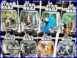 Star Wars Saga Collection LOT OF 74 COMPLETE COLLECTION ALL FIGURES 1-74 Ep 1-6+