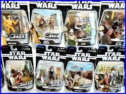 Star Wars Saga Collection LOT OF 74 COMPLETE COLLECTION ALL FIGURES 1-74 Ep 1-6+