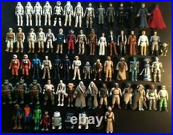 Star Wars Vintage LOT Kenner Collection 1977-1984 x66 Action Figures in ALL