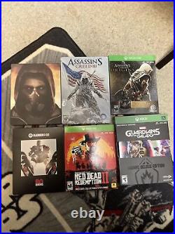 Steel book collection lot (ALL GAMES INCLUDED)