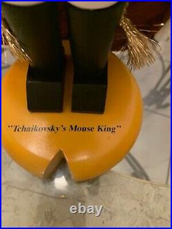 Steinbach SIGNED MOUSE KING MINT, 17ALL Original Accessories, Box & Hang Tag