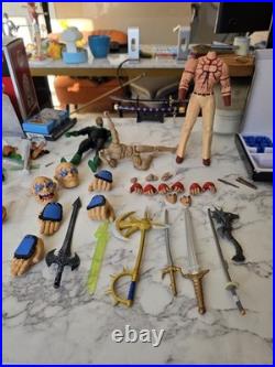 Storm Collectibles Accessories Lot, Notaman body, Green Lantern figure all AS/IS