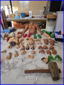 Storm Collectibles Accessories Lot, Notaman body, Green Lantern figure all AS/IS