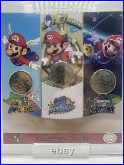 Super Mario 3D All Stars LIMITED Collectible Coin Set! Graded VGA 90 NM+ / Mint