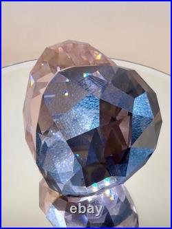 Swarovski Crystal Heart Figurines Lot/3 Love Blue Red Pink Clear NIB Paperweight