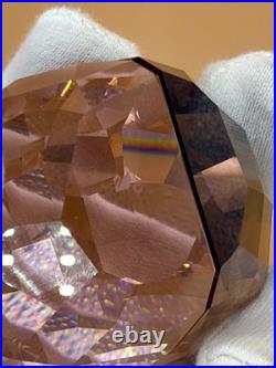 Swarovski Crystal Heart Figurines Lot/3 Love Blue Red Pink Clear NIB Paperweight