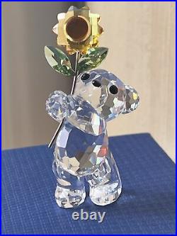 Swarovski figurine Kris Bears A Sunflower for you 5268764 Mint in box