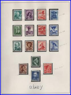 Switzerland 1934-48 Collection Of 127 All Complete Sets Mint Hinged & Mnh