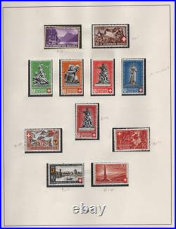 Switzerland 1934-48 Collection Of 127 All Complete Sets Mint Hinged & Mnh