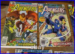 THE AVENGERS Lot of 11 Run of 10 HG (# 186)